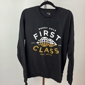 Never worn Benny Gold First Class sweatshirt